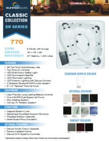 2018-770-SR-Classic-Collection-Specs